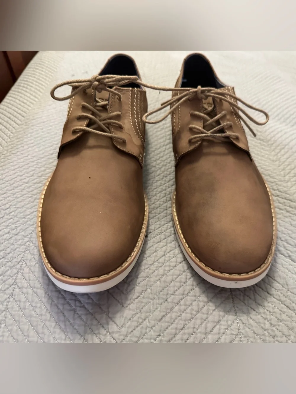 Sperry Men's Brown Leather Casual Lace-Up Shoes size 10M